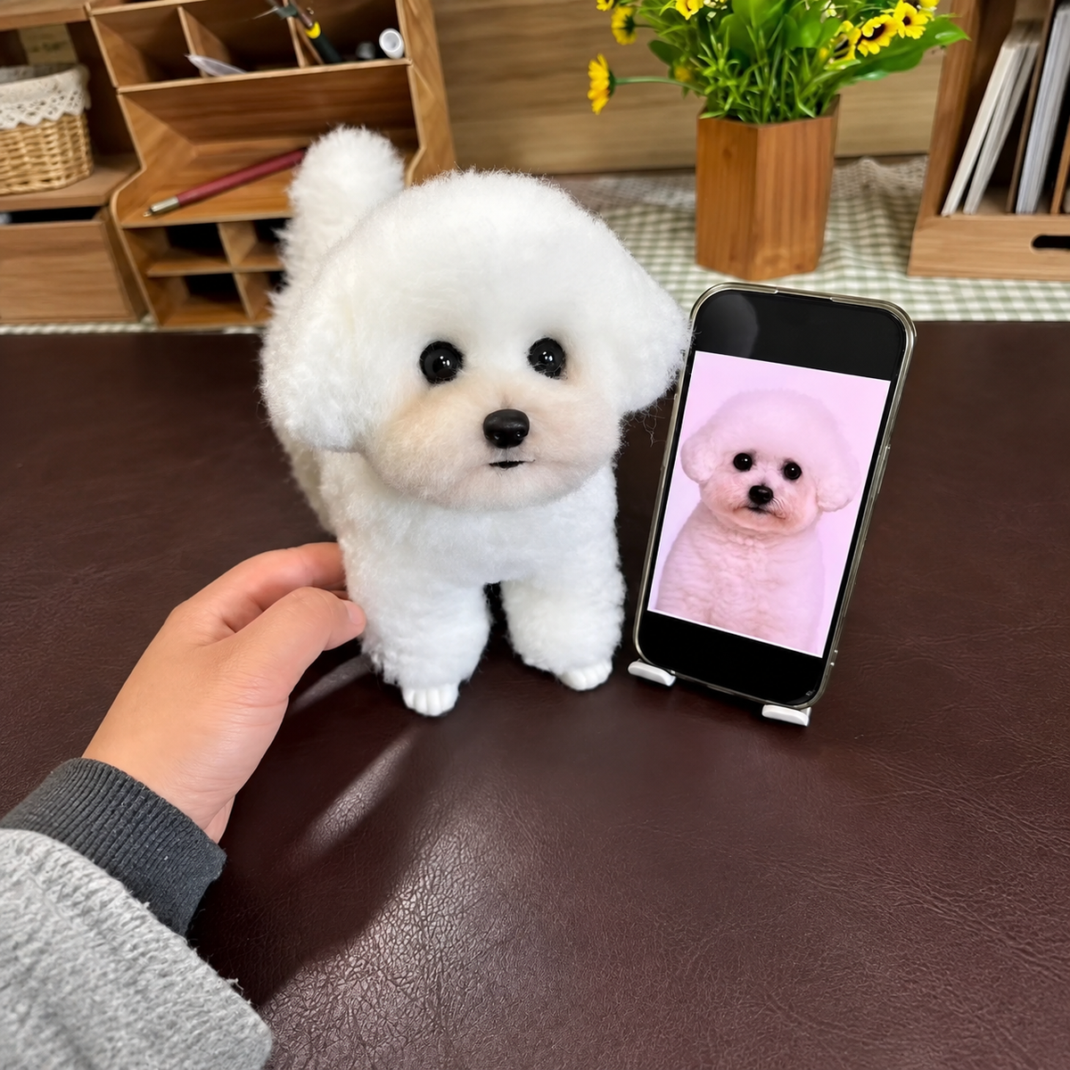 Custom Wool-Felt Dog Figures